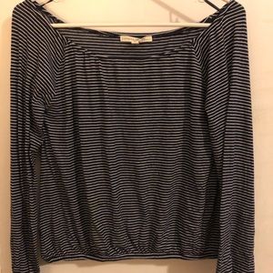 Set of 2 Express Tops - Striped Boxy Tee